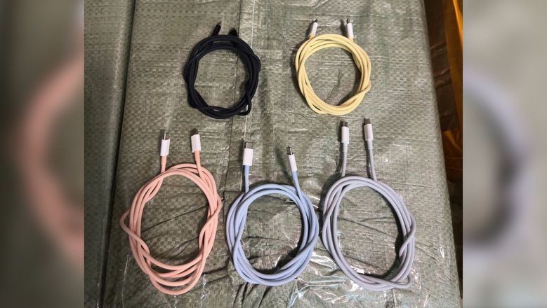 Новые кабели от iPhone 15. Цветные и тканевые. Фото: macrumors