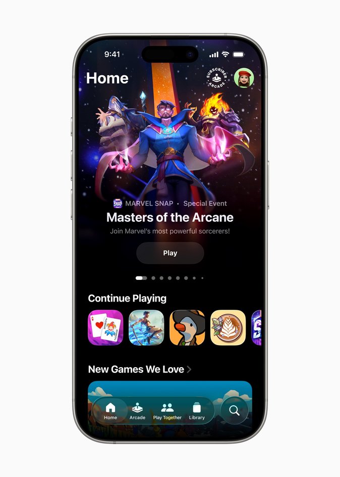 скриншот Игр в iOS 26 скриншот Игр в iOS 26