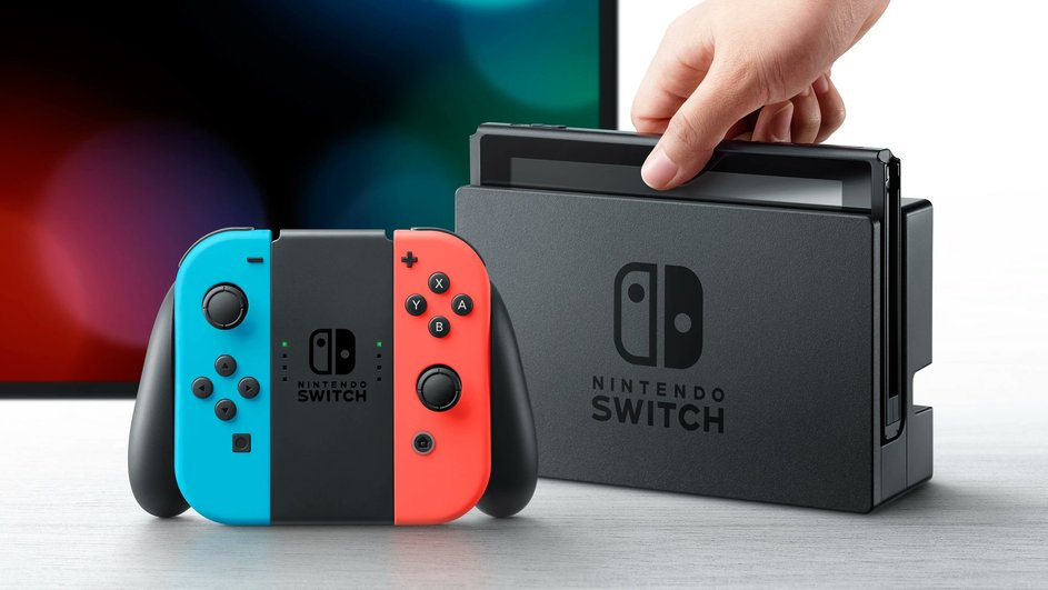 Nintendo Switch в док-станции Nintendo Switch в док-станции