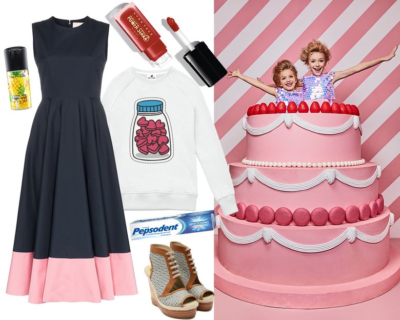 Платье Roksanda (Farfetch); спрей для фиксации макияжа M.A.C; помада Power Stay, Avon; свитшот Bullfinch; обувь Etro; паста Pepsodent Платье Roksanda (Farfetch); спрей для фиксации макияжа M.A.C; помада Power Stay, Avon; свитшот Bullfinch; обувь Etro; паста Pepsodent