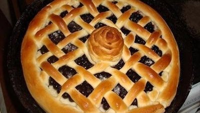 Пирог с черникой пошаговый рецепт с фото