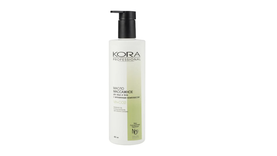 Массажное масло для лица и тела от бренда KORA PROFESSIONAL