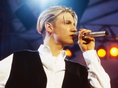 Slide image for gallery: 16366 | Певец Ник Картер (Backstreet Boys) в 1996 году. Фото: legion-media.ru