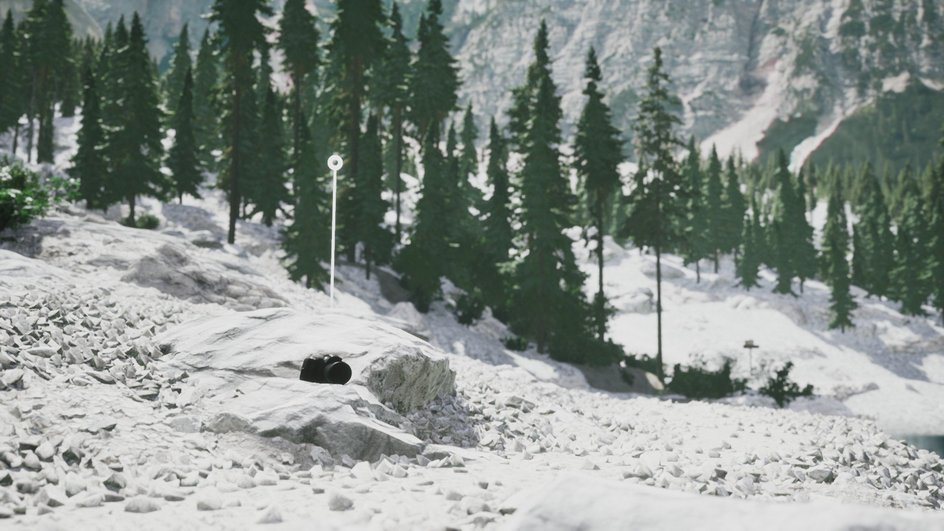 заснеженный лес в Lushfoil Photography Sim заснеженный лес в Lushfoil Photography Sim
