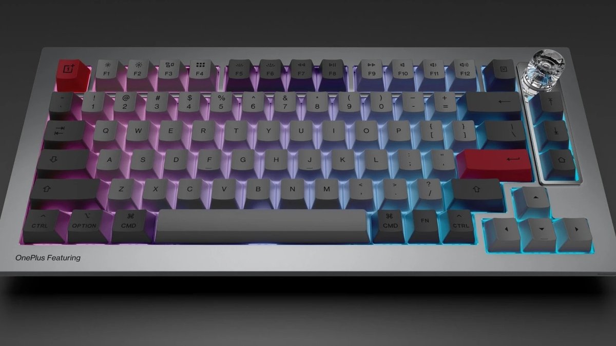 Дебют OnePlus Keyboard 81 Pro: представлена клавиатура с прозрачной кнопкой  - Hi-Tech Mail.ru