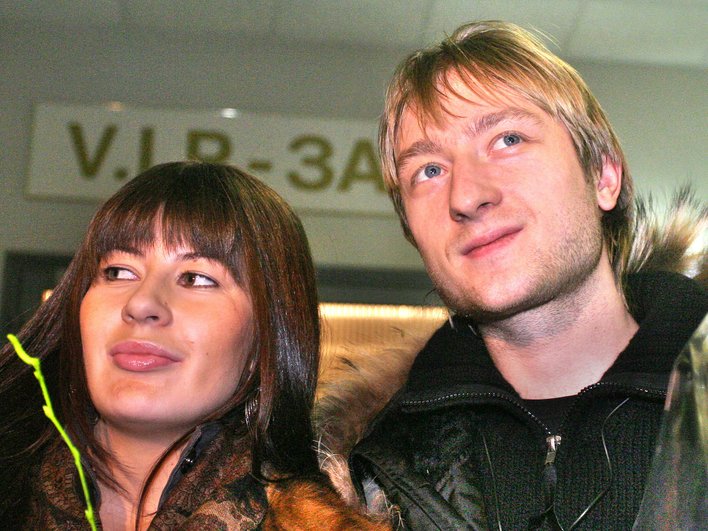 Евгений Плющенко и Мария Ермак Евгений Плющенко и Мария Ермак