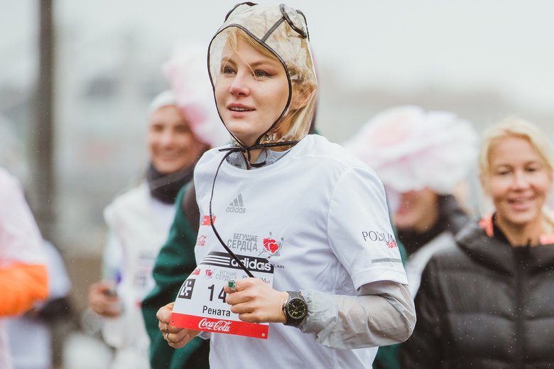 Рената Литвинова тоже стала участницей забега