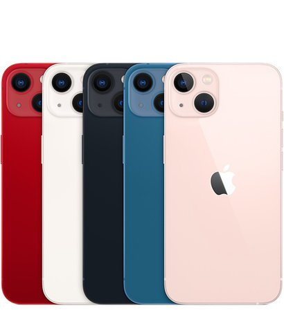Слева: гамма цветов iPhone 12. Справа: iPhone 13. Источник: Apple
