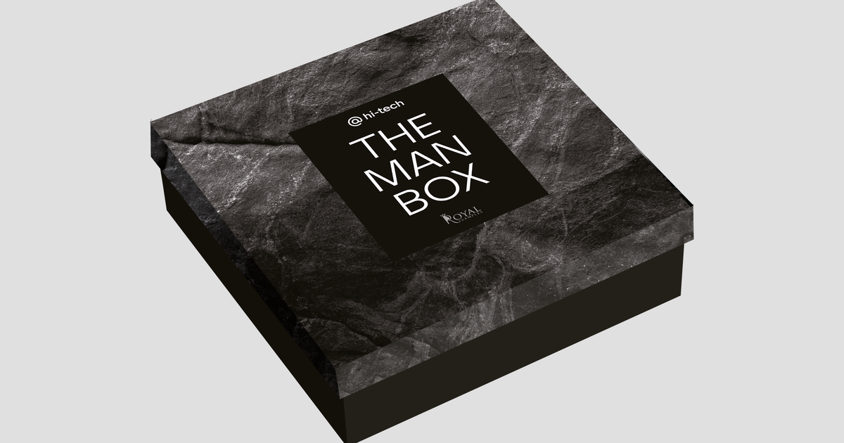 Мужской бьюти-бокс The Man Box Media Mail x Royal Samples: полезный подарок на 23 февраля