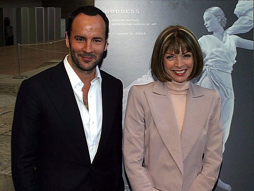 Том Форд и Анна Винтур, главный редактор американского Vogue