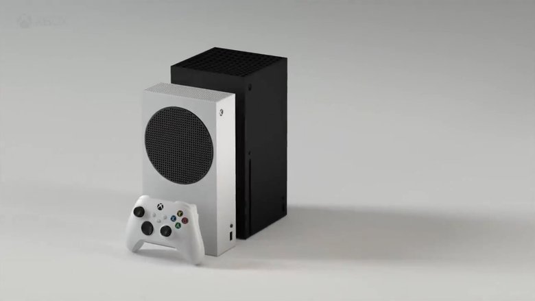 Белая — Xbox Series S, черная — Xbox Series X