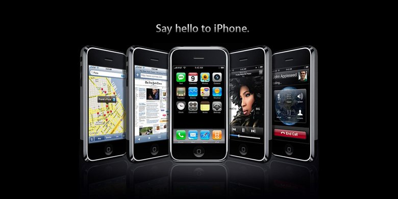 Реклама первого айфона. Фото: Apple