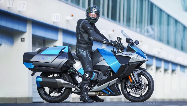 Так выглядит Ninja H2 SX с водородным двигателем