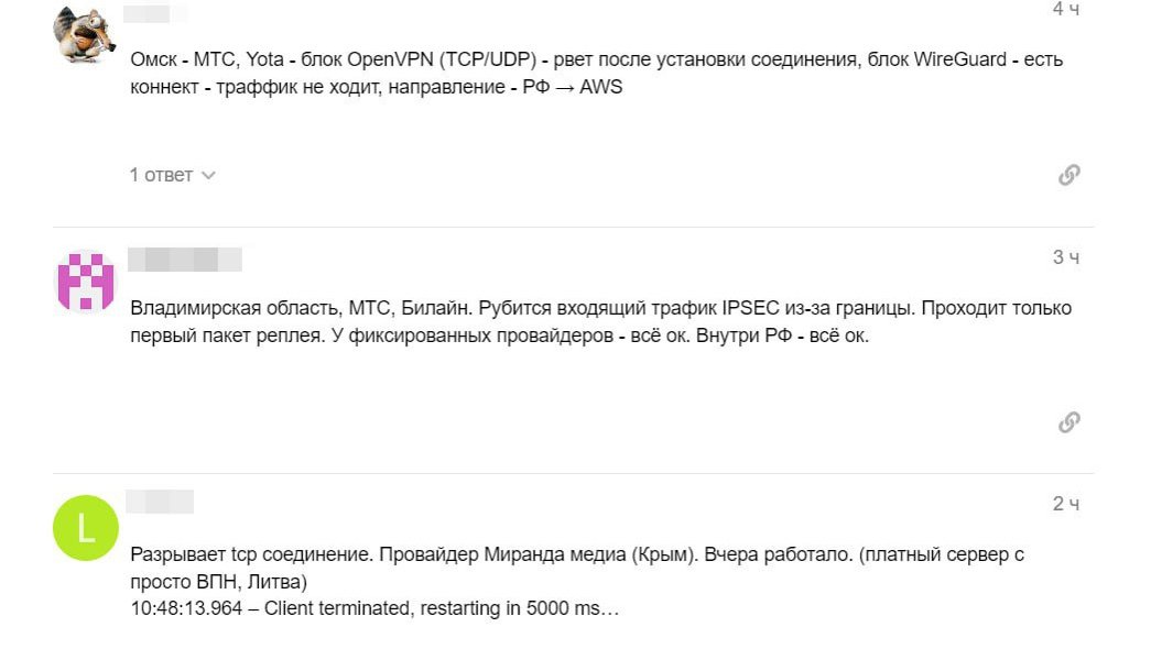 Жалобы россиян. 