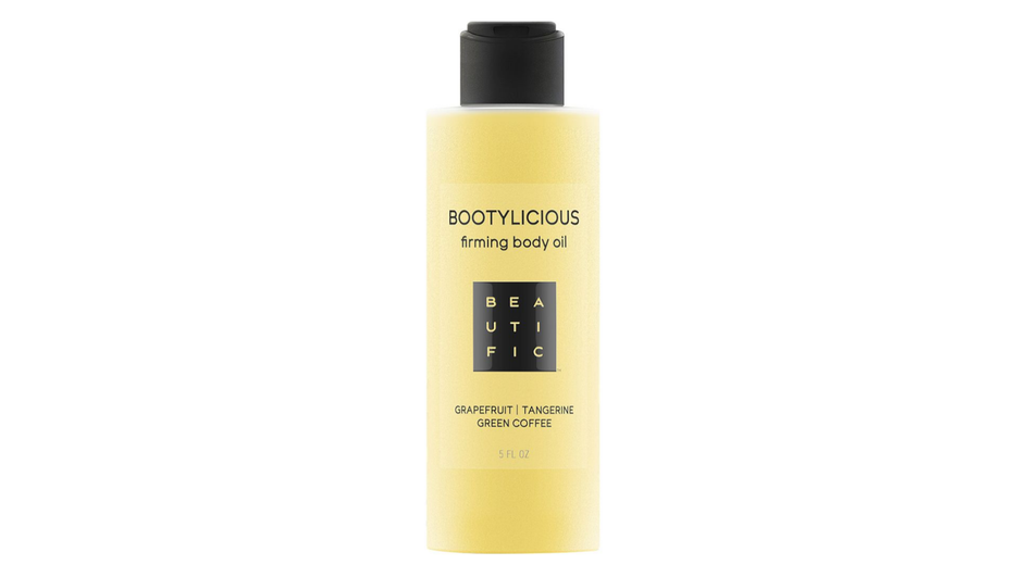 Антицеллюлитное масло для массажа фирмы BEAUTIFIC серия BOOTYLICIOUS FIRMING BODY OIL Антицеллюлитное масло для массажа фирмы BEAUTIFIC серия BOOTYLICIOUS FIRMING BODY OIL