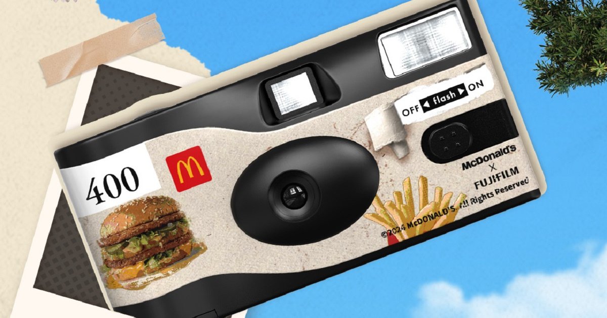 McDonald's выпустил пленочный фотоаппарат в духе Fujifilm