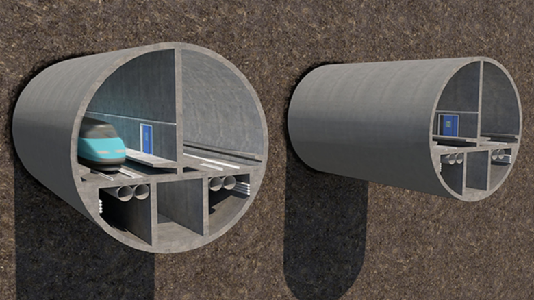 Проект подводного железнодорожного тоннеля между Хельсинки и Таллином. Изображение: finestbayarea.online