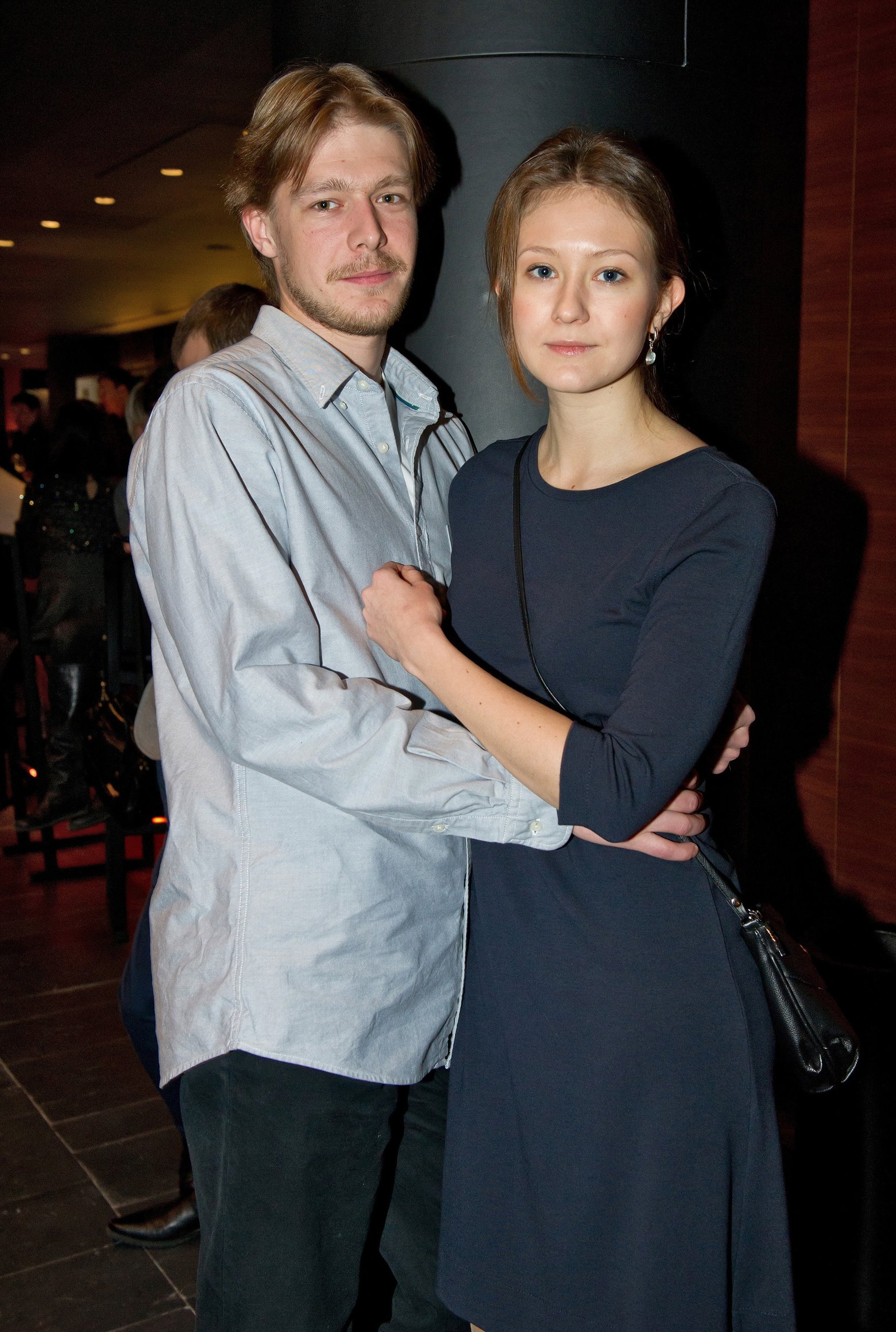 Никита Ефремов с женой