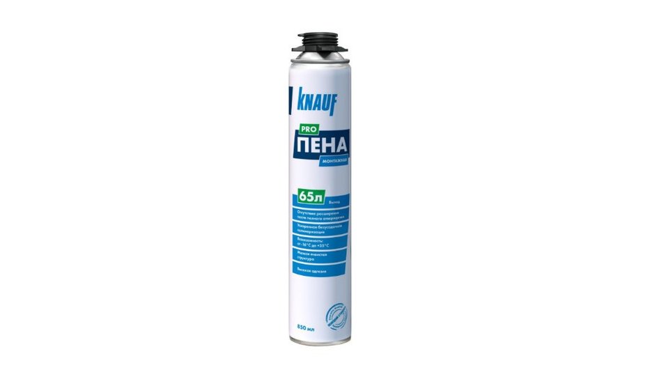 Монтажная пена KNAUF, 850 мл Монтажная пена KNAUF, 850 мл