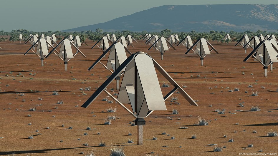 Художественное представление Square Kilometre Array Художественное представление Square Kilometre Array