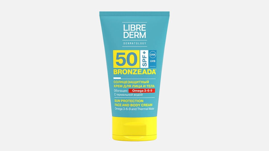 Солнцезащитный крем для лица и тела Bronzeada SPF 50, Librederm Солнцезащитный крем для лица и тела Bronzeada SPF 50, Librederm