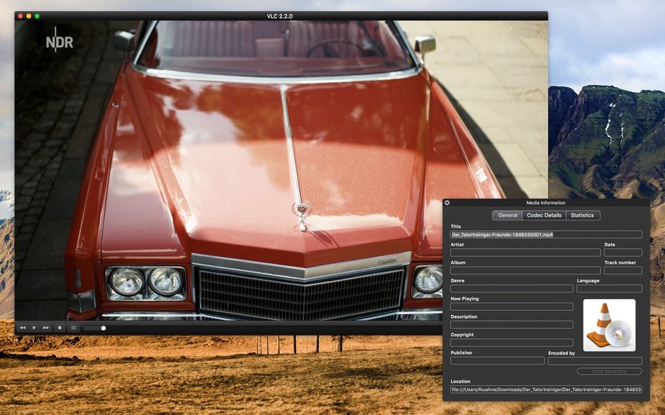 Скриншот программы VLC media player
