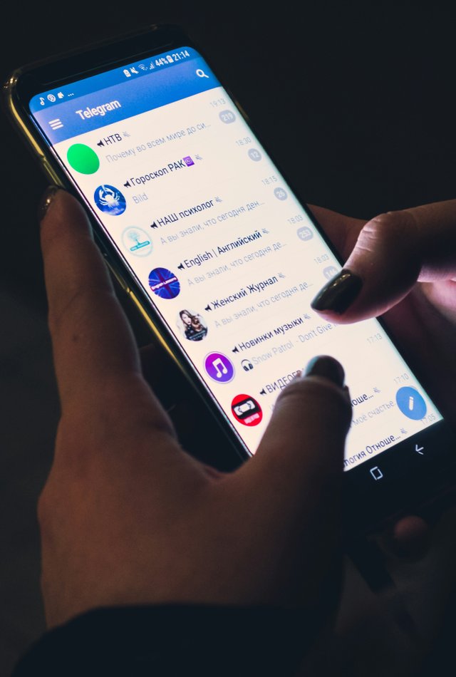 Список чатов в Телеграм, Telegram