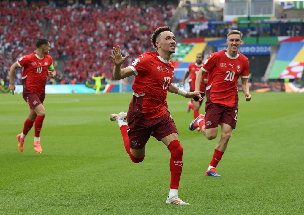 Рубен Варгас признан лучшим игроком матча Швейцария — Италия