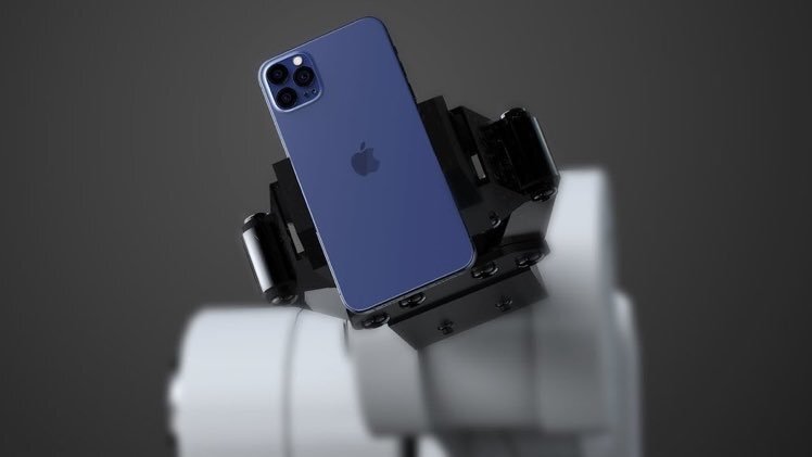 Концепт нового iPhone 12 в темно-синем цвете. Фото: Twitter-аккаунт iPLUGNG