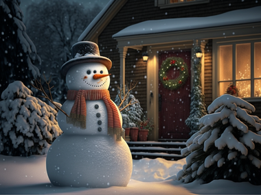 karakat_snowman_in_the_yard_of_a_house_decorated_for_christmas__999ebc2f-b214-443b-b342-228923f30098.png