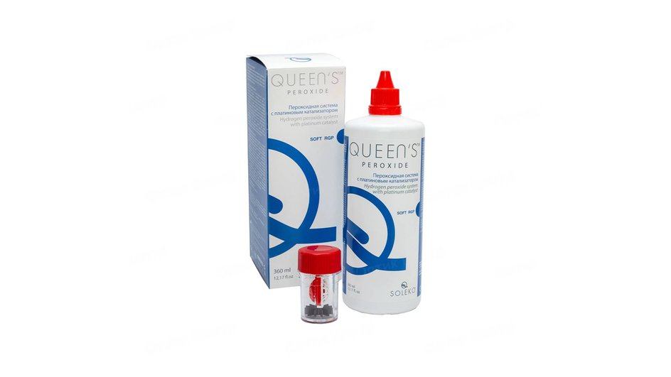 Раствор для контактных линз Queen’s Peroxide Раствор для контактных линз Queen’s Peroxide