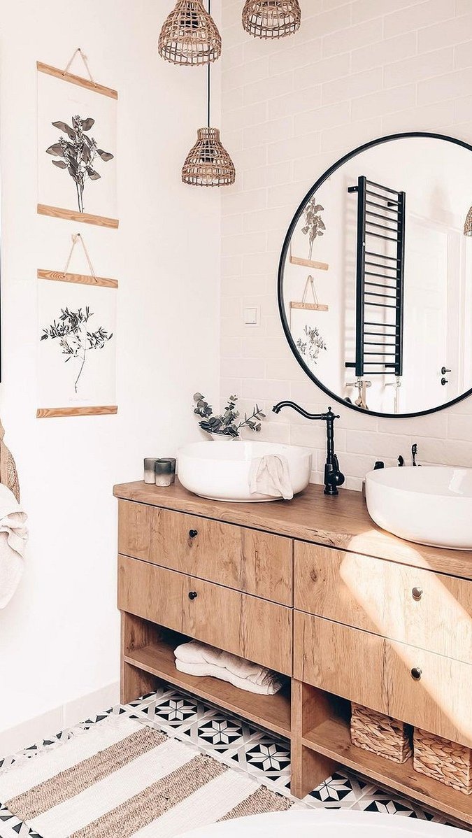 Две раковины в ванной: 5 красивых примеров