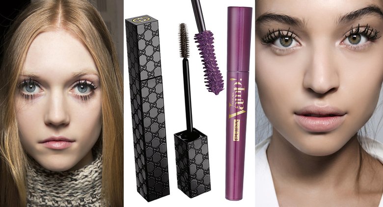 Показы: Carven и Jason Wu. Тушь: Eye Opulent Volume Mascara, 020 Cocoa, Gucci; Vamp! Mascara, Pupa.