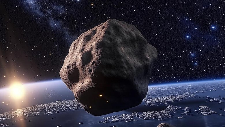Нейросеть Kandinsky показала, как астероид подлетает к Земле