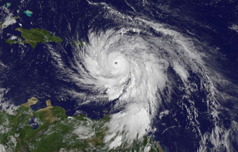 Ураган Мария, вид со спутника / nasa.gov