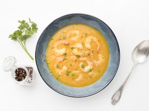 суп с креветками