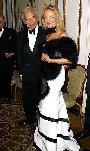 Ральф Лорен с женой Рики Лорен, 2008 год