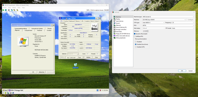 Windows XP на i486