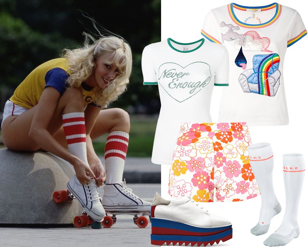 «Четкие» олимпийки и теннисные юбки: в моде ретроспорт