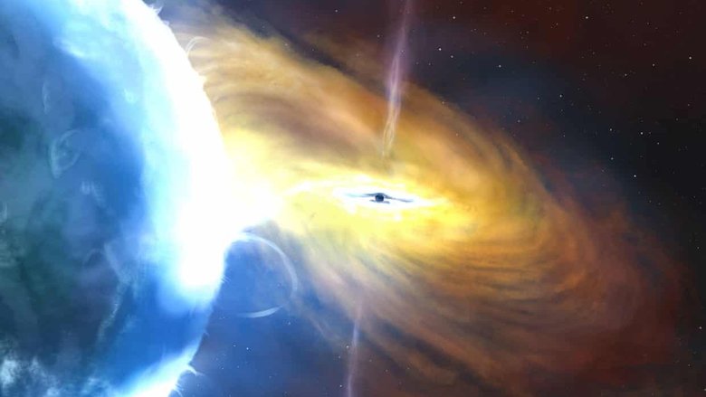 Визуализация того, как черные дыры поглощают звезды. Фото: The Guardian