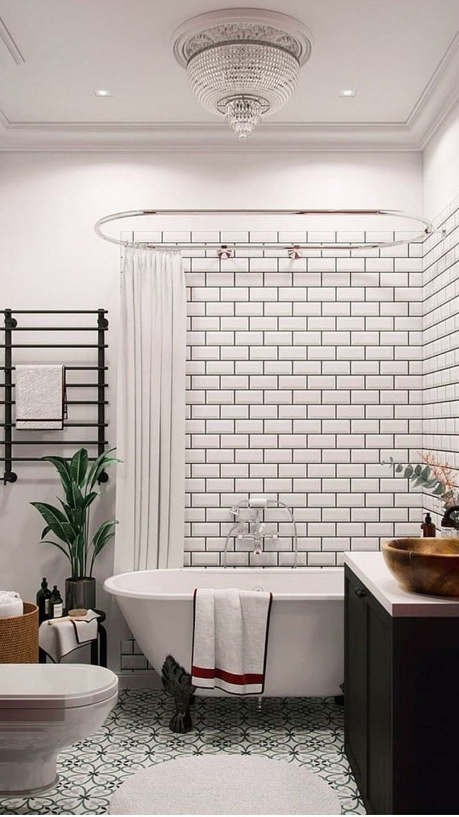 Штора в ванную комнату: стильные идеи, современные материалы и 80 красивых фото