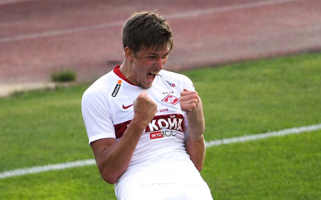 Соболев — лучший игрок месяца в «Спартаке». У форварда 5 голов и 1 ассист в 4 матчах апреля