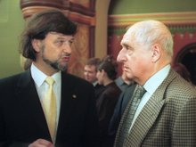 Алексей Рыбников и Марк Захаров, 2001 год