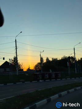 Столб света над Брянской и Курской областями Столб света над Брянской и Курской областями