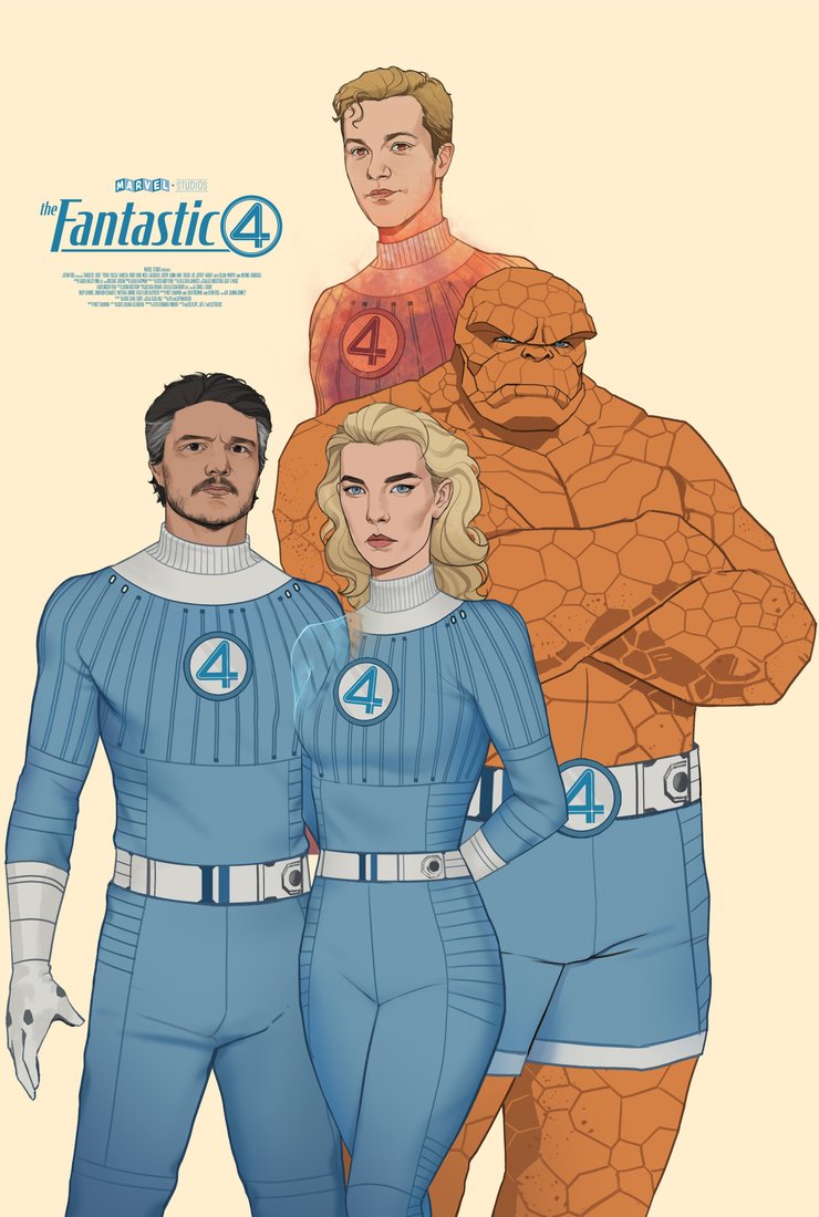 Фантастическая четверка (The Fantastic Four), фильм 2025 - дата выхода,  актеры, фото и видео