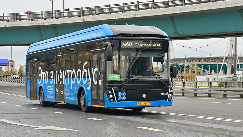 Электробус в Москве.