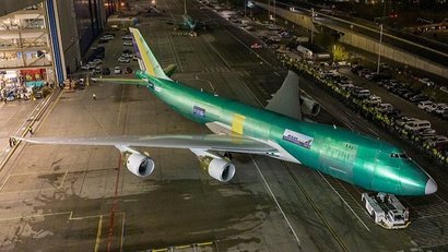 Кадры с последним выпущенным самолетом 747. Фото: Boeing