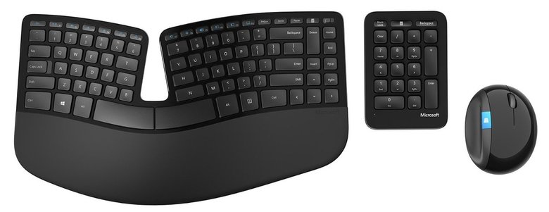 клавиатура и мышь Sculpt Ergonomic Desktop от Microsoft