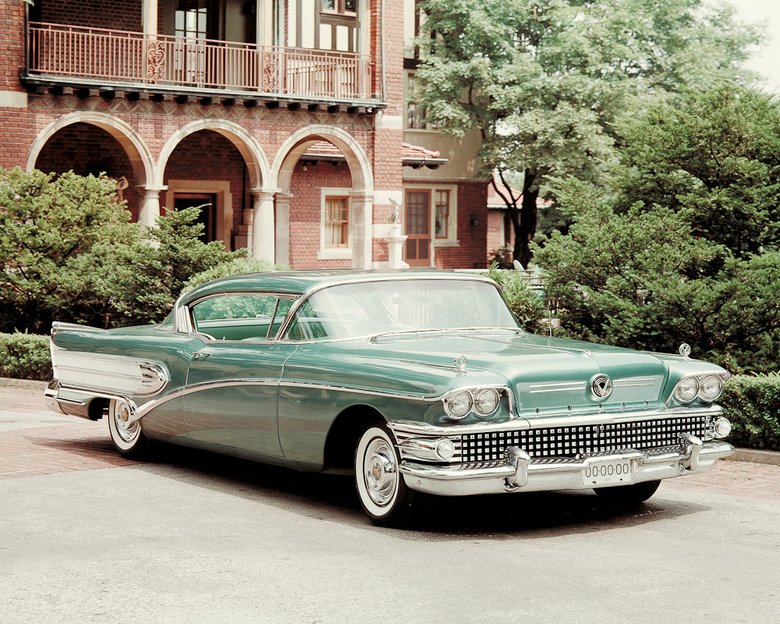 ....или на купе Buick Super 1958 года