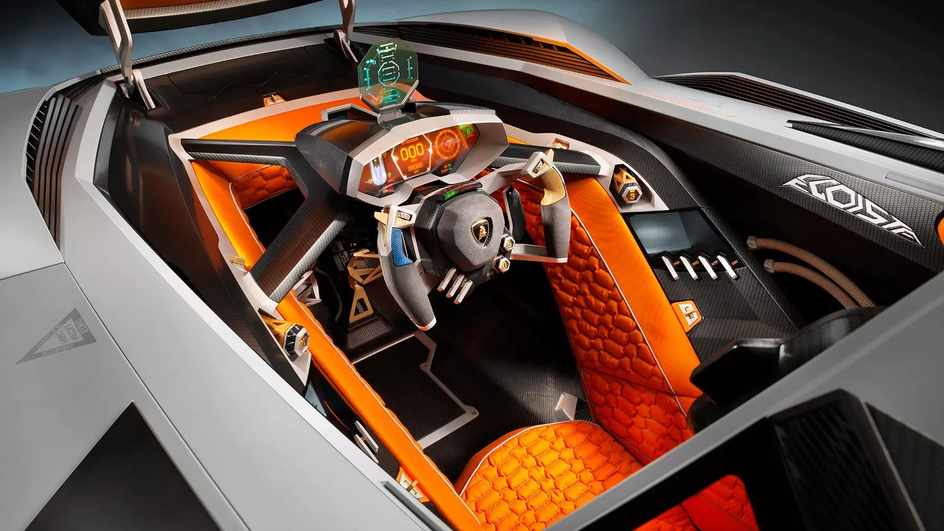 Кокпит Lamborghini Egoista